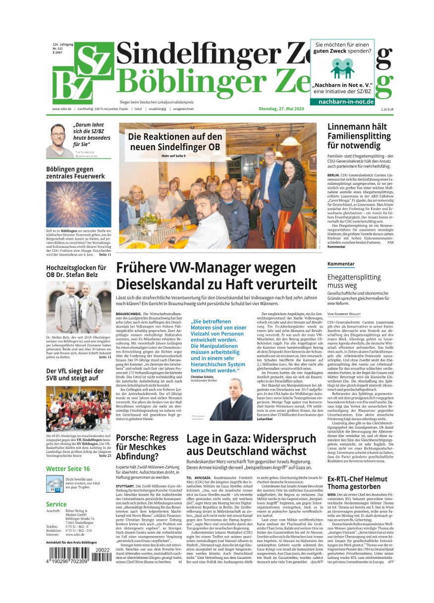 Sindelfinger Zeitung Ausgabe 2